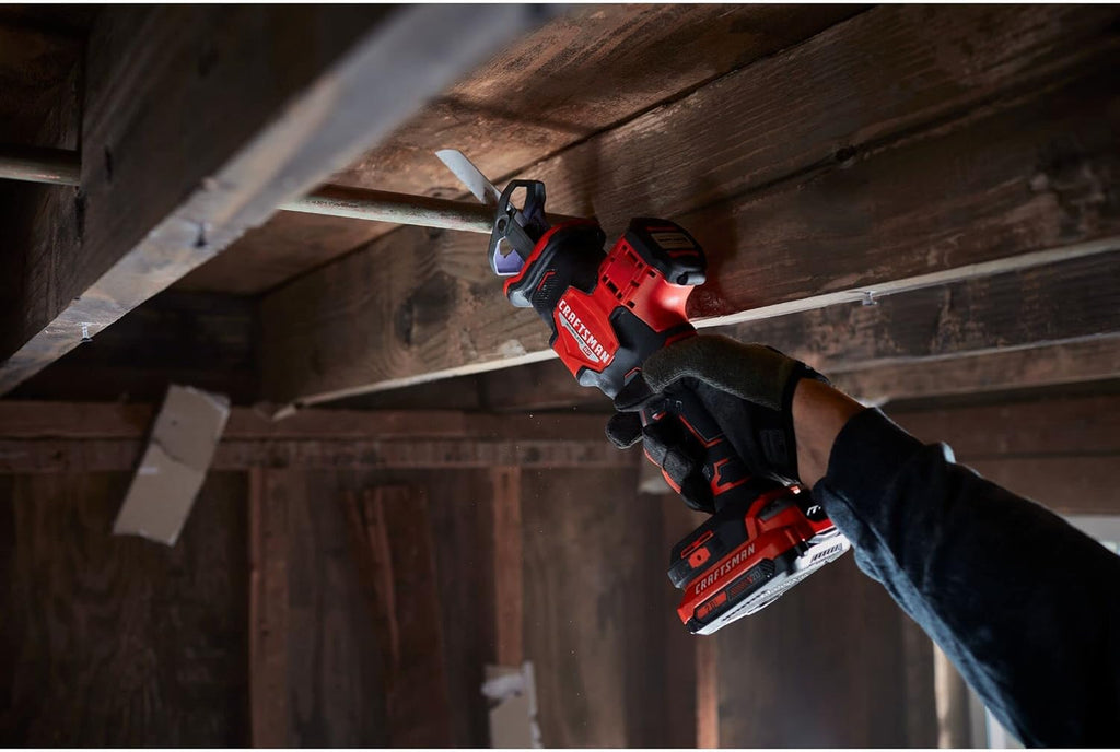 CRAFTSMAN V20 Cordless Reciprocating Saw, 2,800 SPM, Bare Tool Only (CMCS340B)