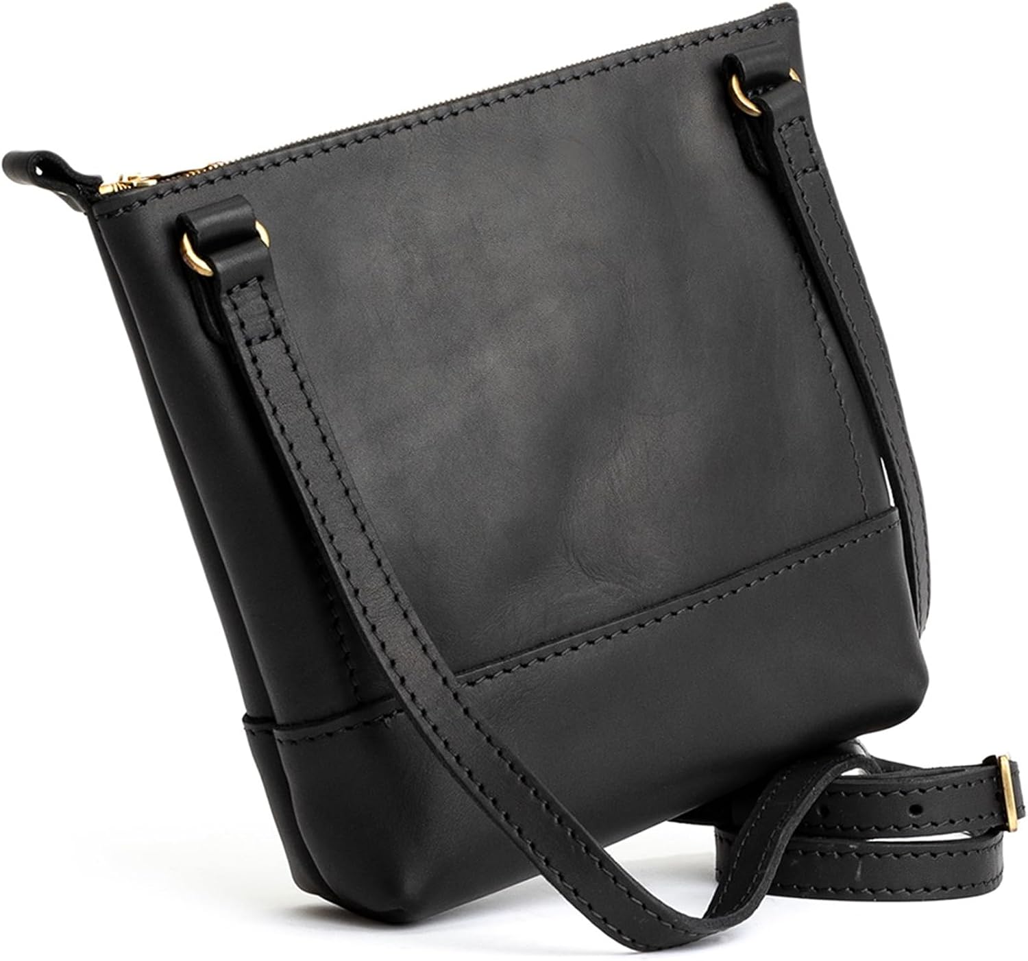 Portland Leather Goods Festival Bag – Lightweight Leather Crossbody Purse – Handmade from the Finest Full-Grain Hides
