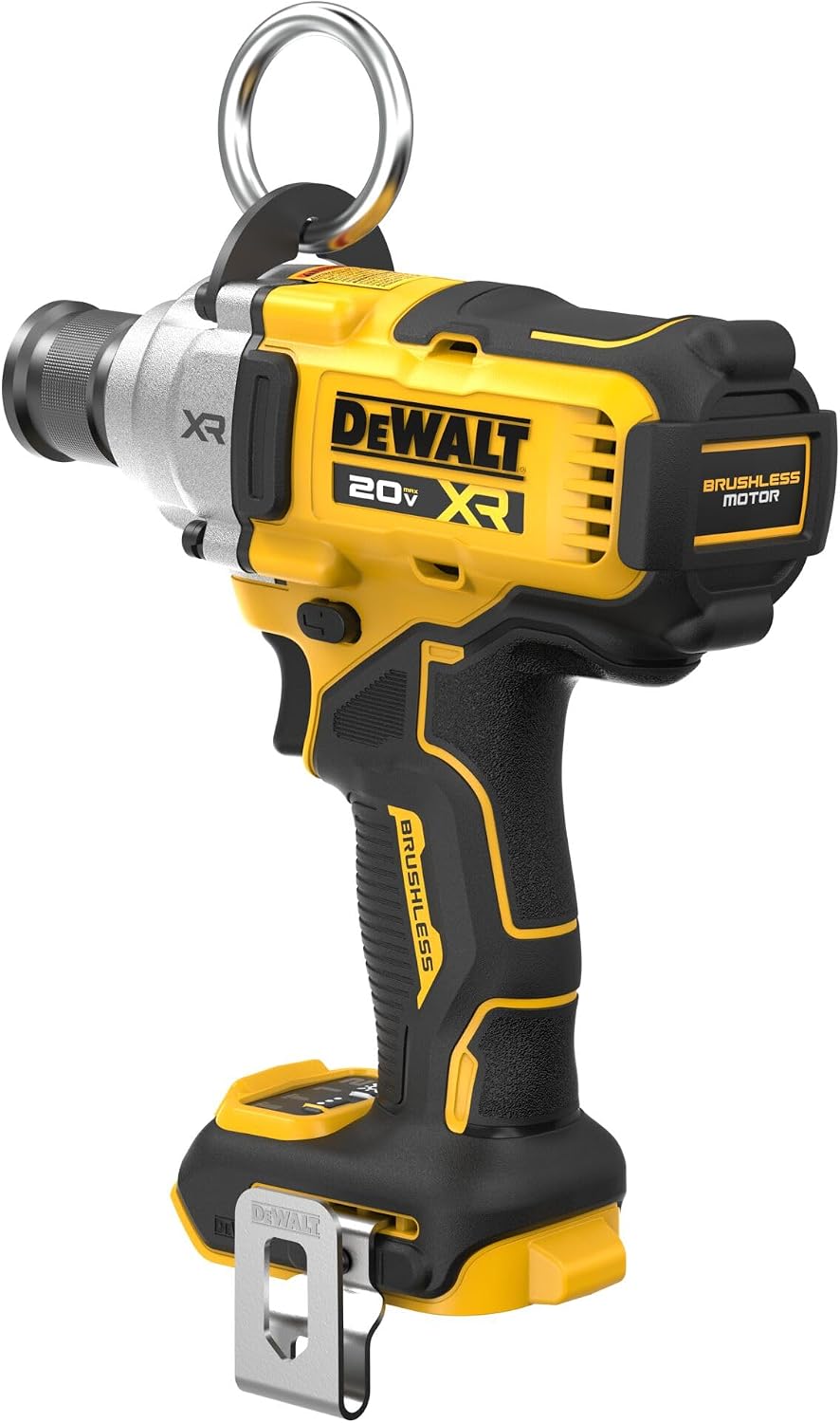 DEWALT 20V MAX XR Impact Wrench Cordless 7/16 inch Brushless Impact Gun, 4-Mode Speed Selection Including Timber Screw, Tool Only (DCF937B)