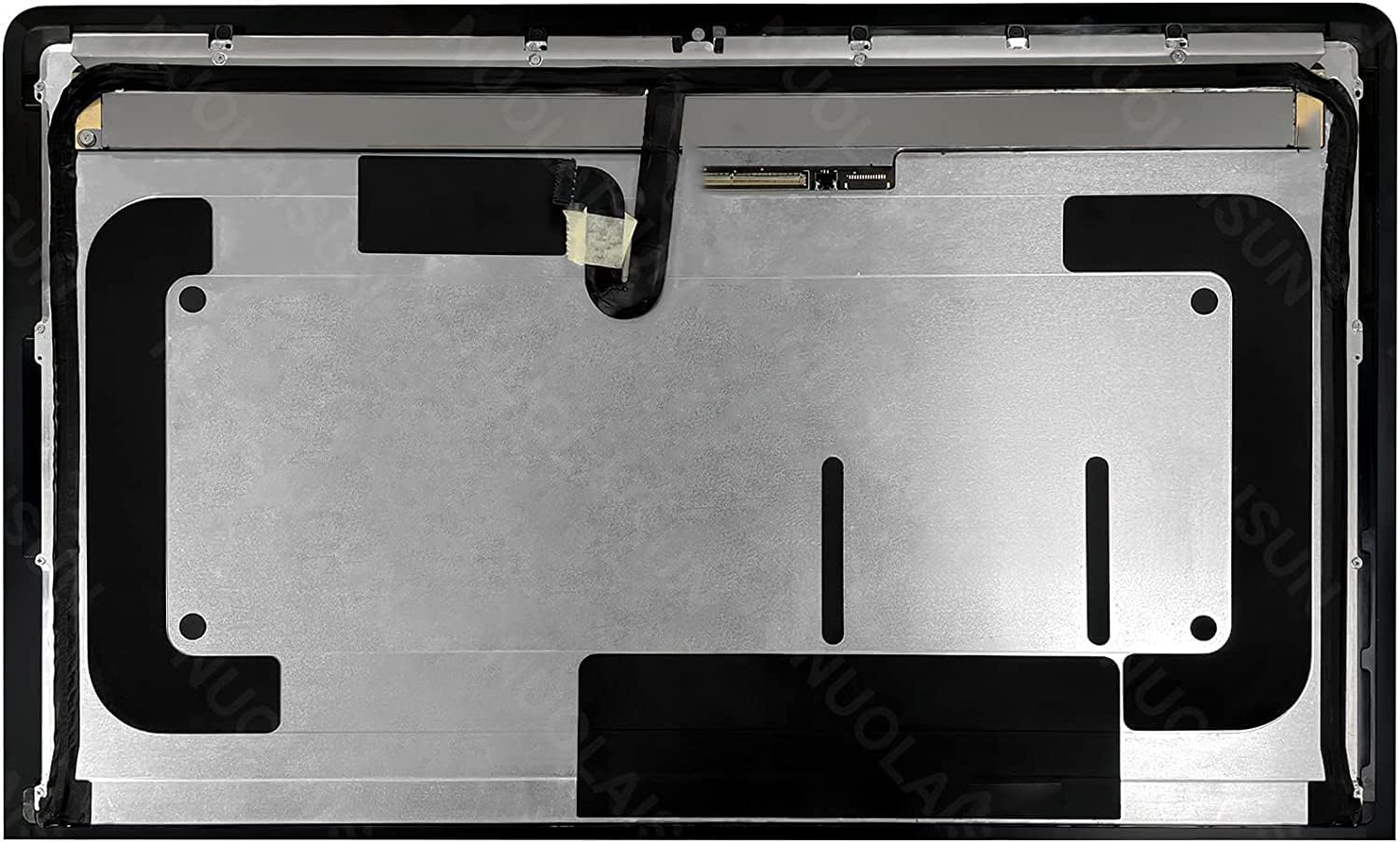 LCD Replacement LM215UH1(SD)(A1) SDA1 SD A1 for iMac A1418 Late 2015 Year EMC 2833 4K Retina 21.5' Screen Display Panel + Front Glass Cover with Adhesive(Max Resolution 4096x2304)