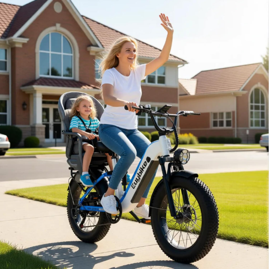 Auloor 1500W Motor Electric Bike for Adults and Seniors, 48V 20AH Removable Battery City Step Thru EBike, 30+MPH & 70 Miles 20' Fat Tires 7 Speed Electric Commuter Bicycle for Women and Teens