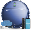 Robot Vacuum and Mop for Pet Hair, 2-in-1 Robot Vacuum Cleaner for Hard Floors&Carpets with 2.87'' Slim Design, Wi-Fi/App/Voice Control, 3D Obstacle Avoidance & Self-Charging
