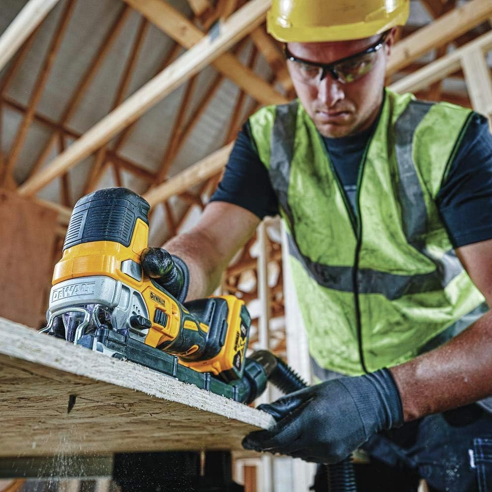 DEWALT 20V MAX Jig Saw, Cordless, Barrel Grip, 3,200 Blade Speed, Bare Tool Only (DCS335B)