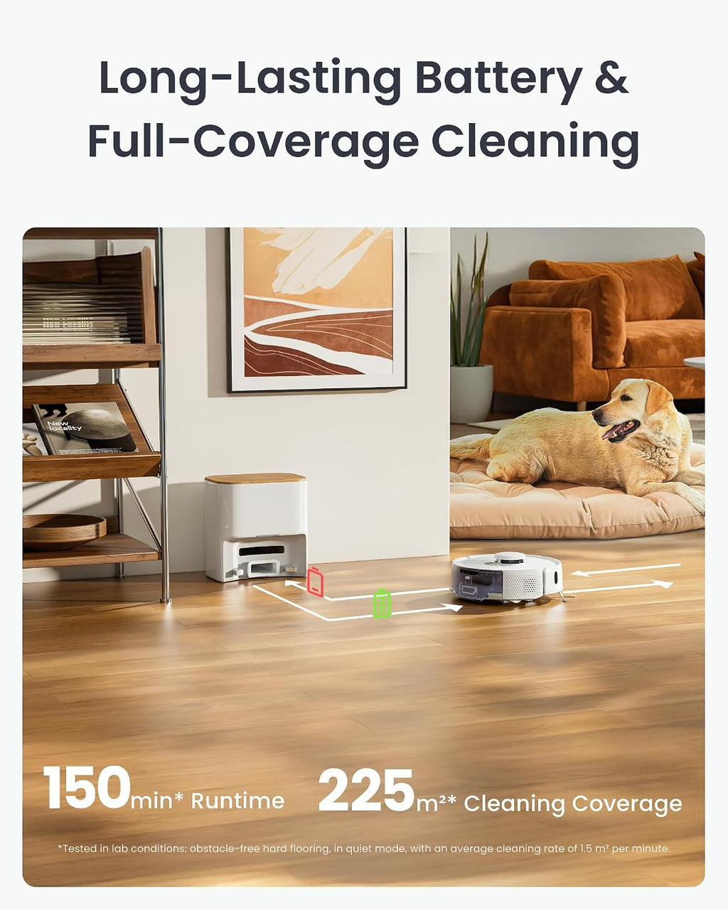 SwitchBot K11+ Robot Vacuum & Mop with Matter, 6000Pa Suction, 90-Day Hands-Free Self-Emptying, LDS Navigation, 3.6″ Ultra-Slim, Anti-Tangle for Pet Hair, Works with Alexa, Google Home, Apple Home