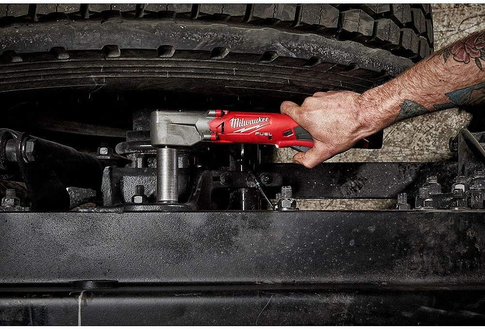 Milwaukee 2565-20 M12 FUEL Lithium-Ion 1/2 in. Cordless Right Angle Impact Wrench with Friction Ring (Tool Only)