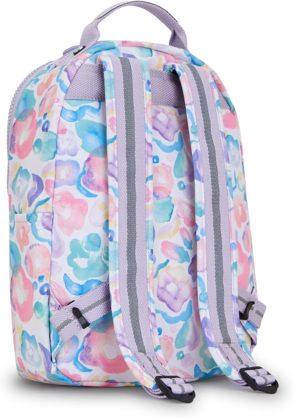 Kipling Seoul Small Tablet Backpack Aqua Flowers One Size