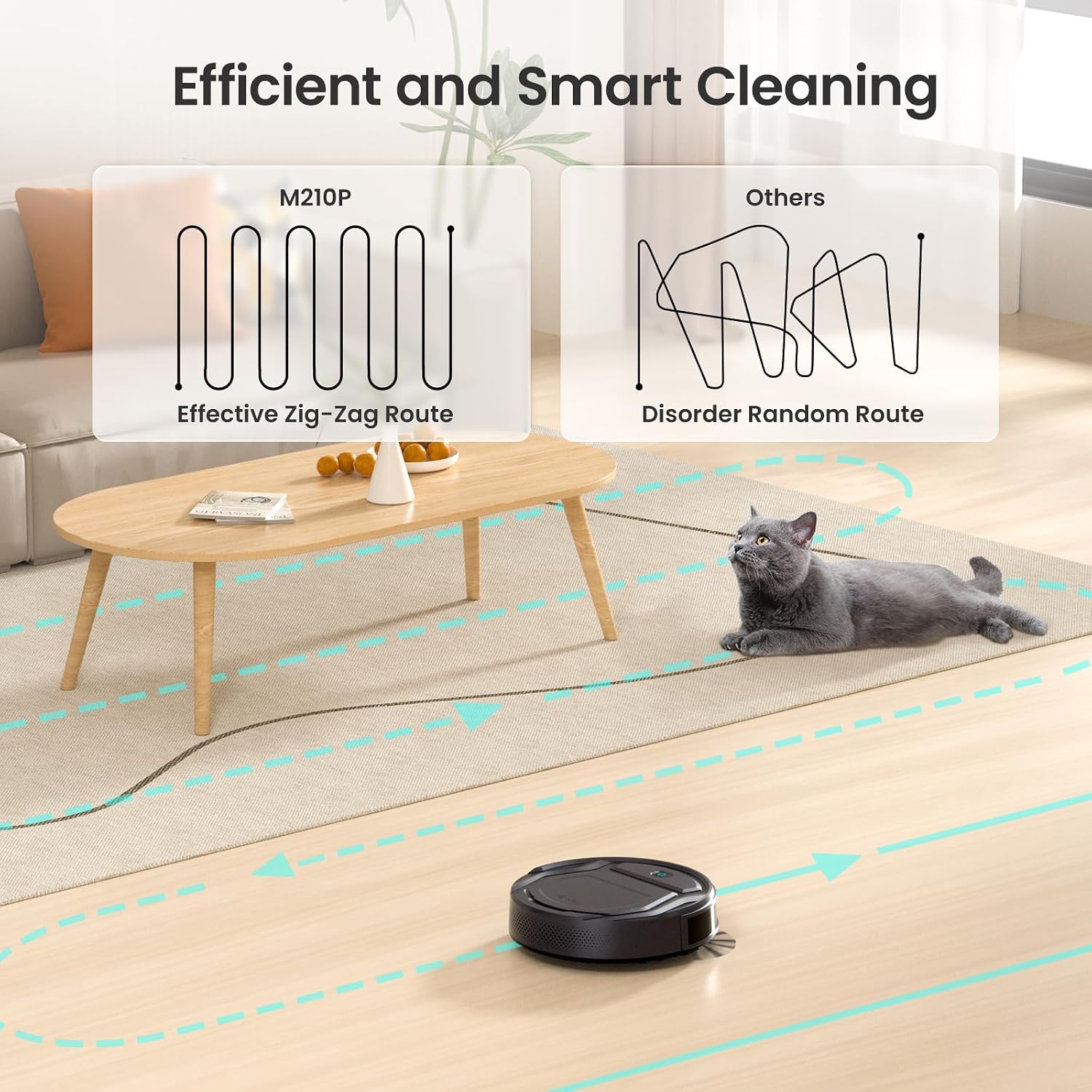 Lefant M210 Pro Robot Vacuum Cleaner and Remote