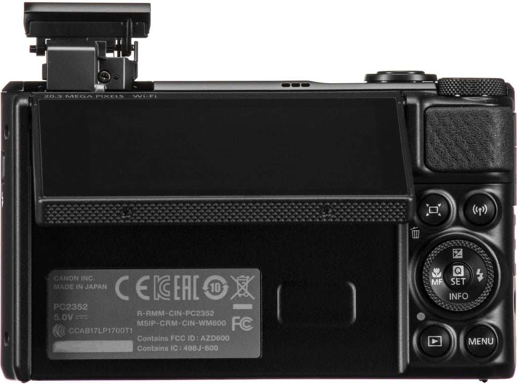 Canon PowerShot SX740 HS Digital Camera (Black) Bundle with SanDisk 64GB Memory Card, 12' Flex Tripod, High Speed Card Reader + Photo Kit (20 Items) (Renewed)