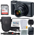 Canon PowerShot SX740 HS Digital Camera + 32GB Memory Card + Point & Shoot Case + USB Card Reader + Lens Cleaning Pen + LCD Screen Protectors + Photo4Less Cleaning Cloth – Accessory Bundle (Black)