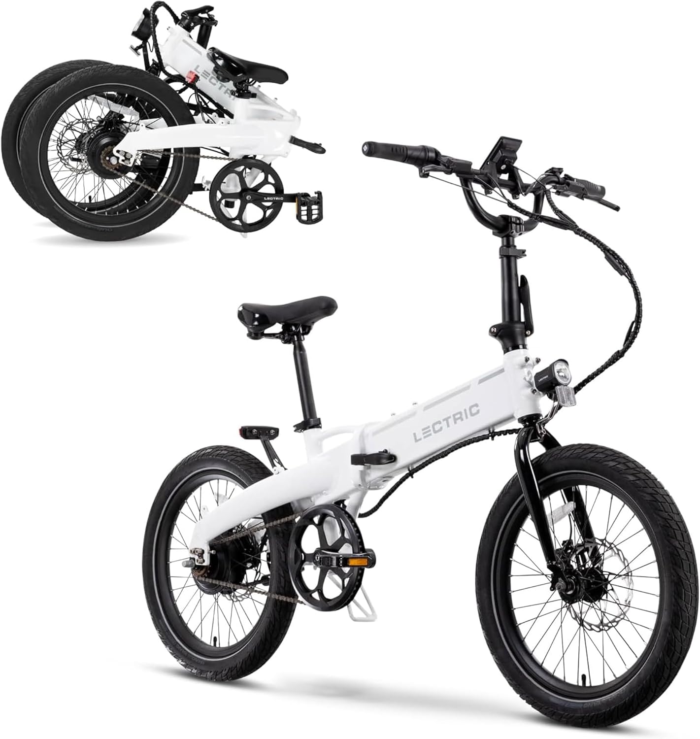 LECTRIC XP™ Lite 2.0 Electric Bike | Adult Folding Bikes - Weighs Only 49lbs | 45 Mile Range w/ 5 Pedal-Assist Levels | 20mph Top Speed - Class 1 and 2 eBike