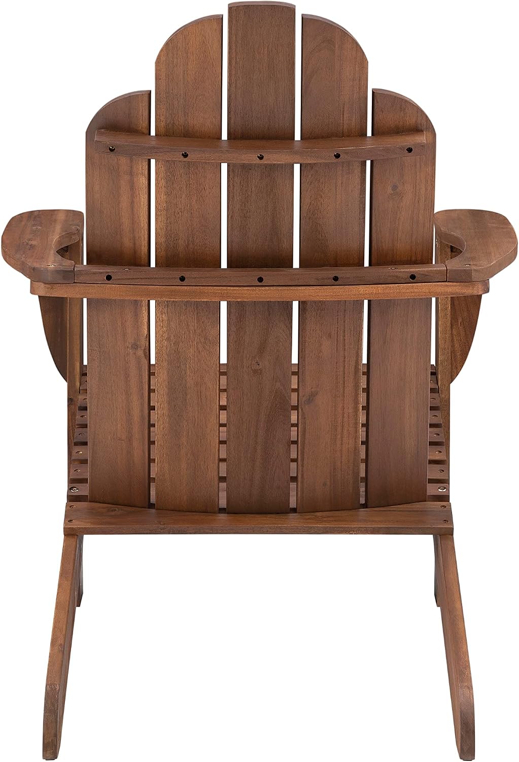 Linon Home Dcor Home Decor Teak Wood Stock Chair, 30.4' wx37.6 dx37.8 h, Stain