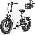 Heybike Ranger 2.0 Foldable Electric Bike for Adults,【1400W Peak Motor, 28+ MPH, 65 Miles Range】 20'×4 Fat Tire All-Terrain Ebike, 48V 15AH Removable Battery Step-Thru Electric Bicycle for Commuter