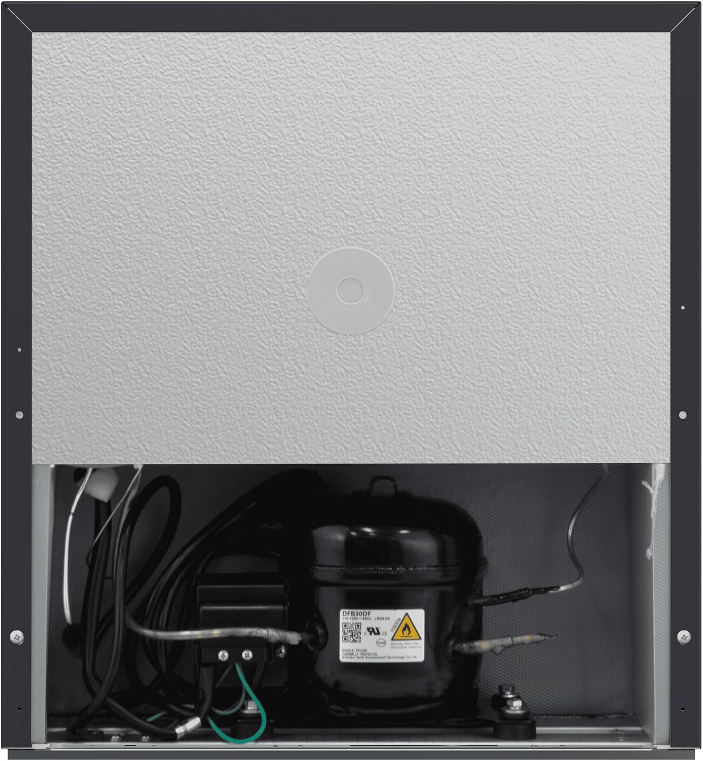 Frigidaire 1.6 cu ft Compact Mini Fridge, Perfect for Home or Office, Contemporary Series, Black, 1.6 cu ft
