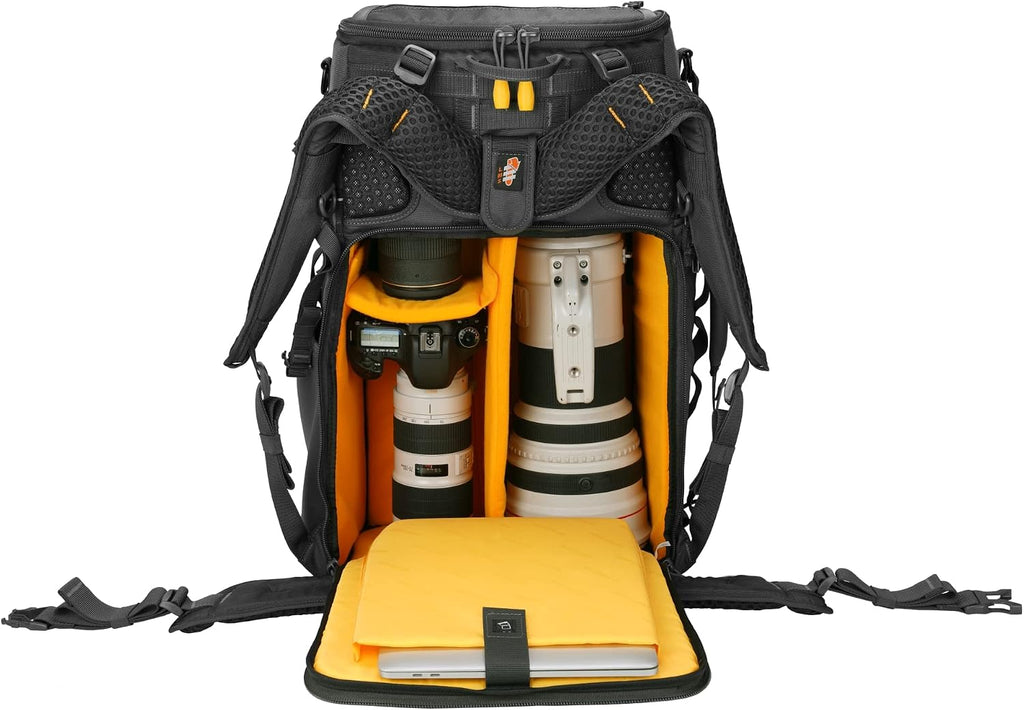 VANGUARD Alta Sky 68 Camera Backpack for pro DSLR/Mirrorless Camera with Grip Attached and 600mm/800mm lens