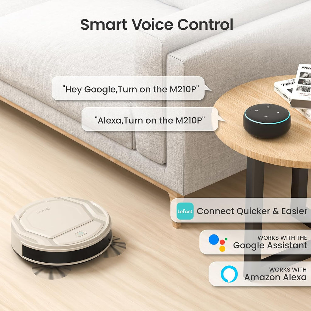 Lefant M210 Pro Robot Vacuum Cleaner and Remote