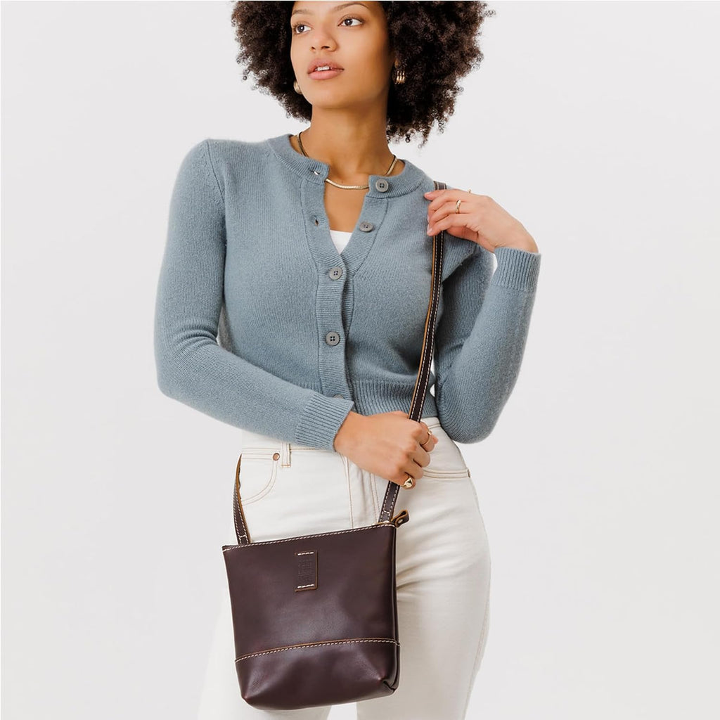 Portland Leather Goods Festival Bag – Lightweight Leather Crossbody Purse – Handmade from the Finest Full-Grain Hides