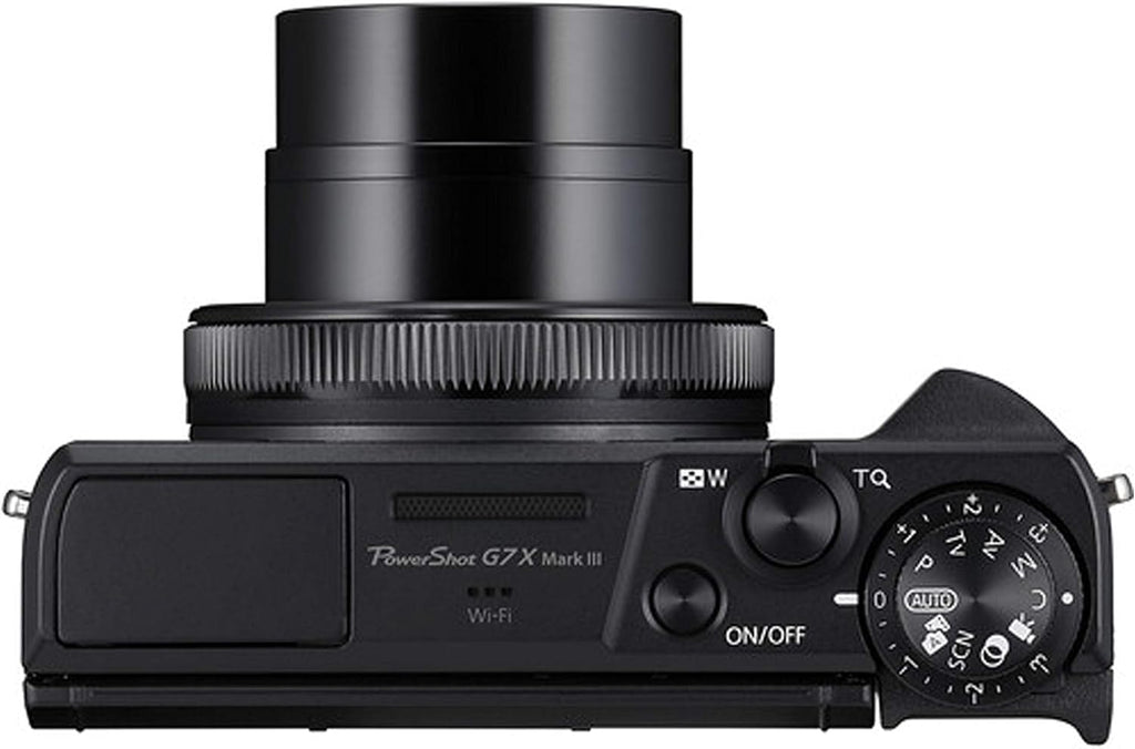 Canon PowerShot G7 X Mark III Digital Camera, Video Kit with Accessories: 64GB Memory, Wireless Microphones,Case, Tripod, Grip, Software, & More (Vlogger Bundle)(Renewed)