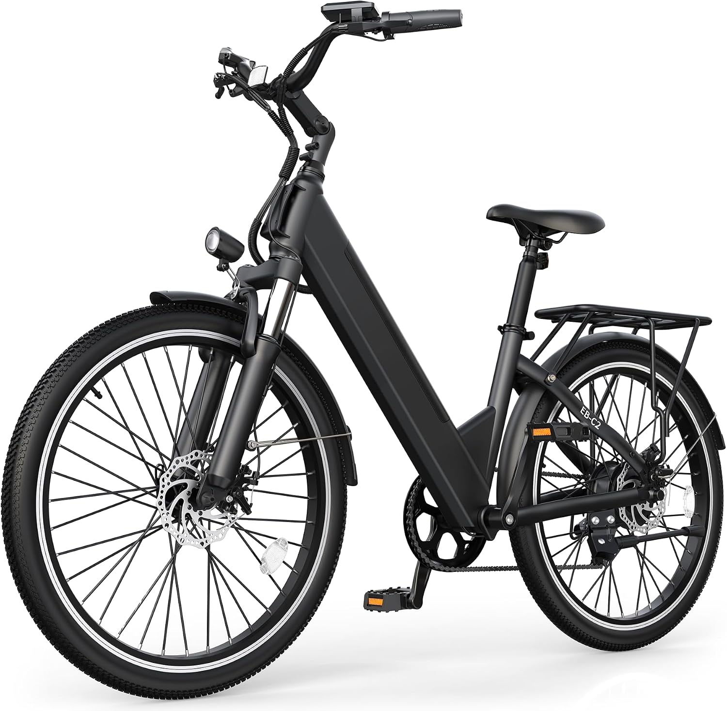 Electric Bike for Adults,26' Step-Thru EBike with 1000W Peak Motor,50 Miles 20MPH Adult Electric Bicycles with 48V Internal Removable Battery, Adjustable Stem,7 Speed,UL 2849 Certified