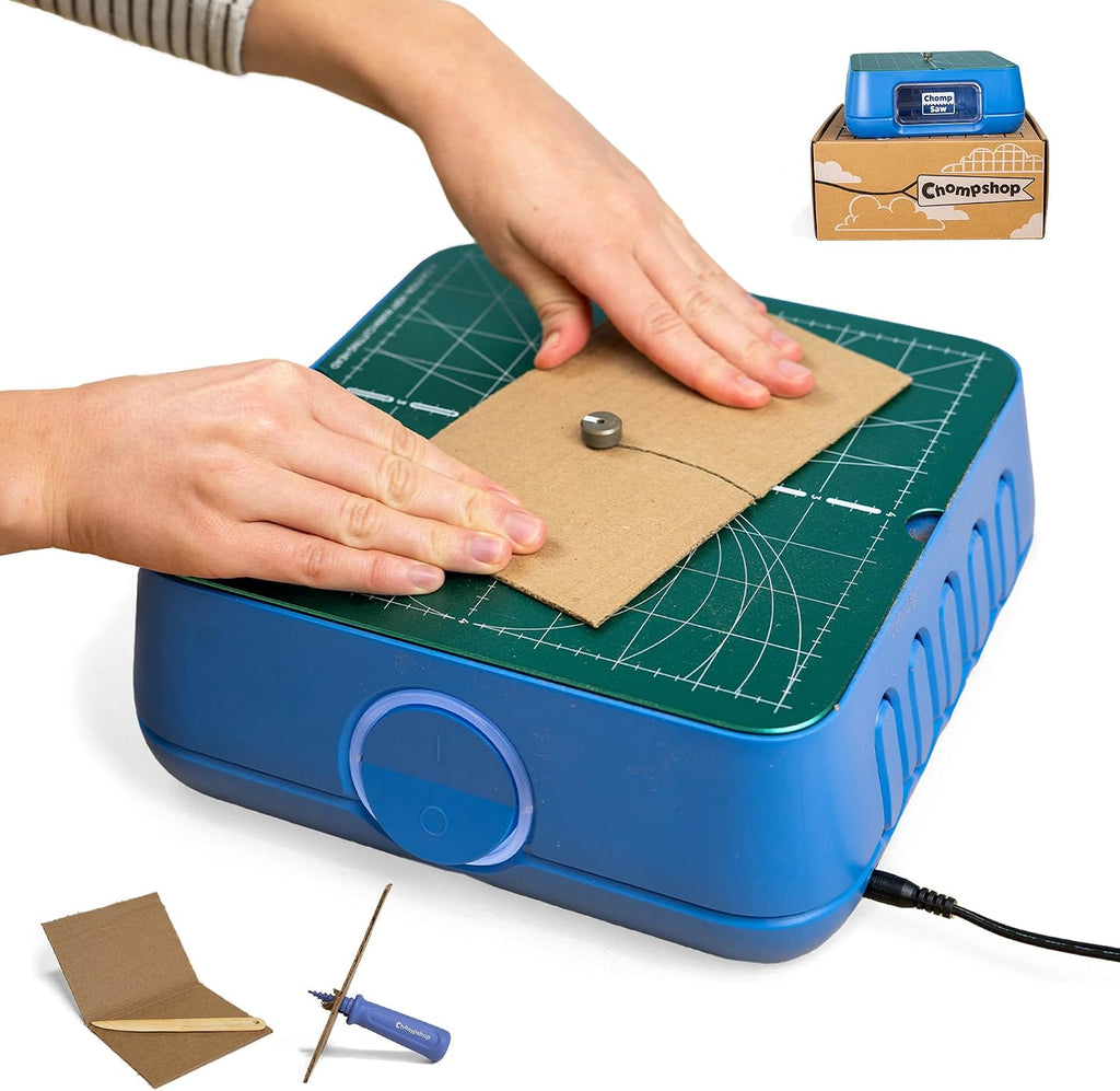 ChompSaw | The Original Kid-Safe Power Tool for Cutting Cardboard | STEM + STEAM Educational Toy for Boys and Girls Ages 5+ | Upcycle Cardboard for Hands-On Learning & Creative Projects