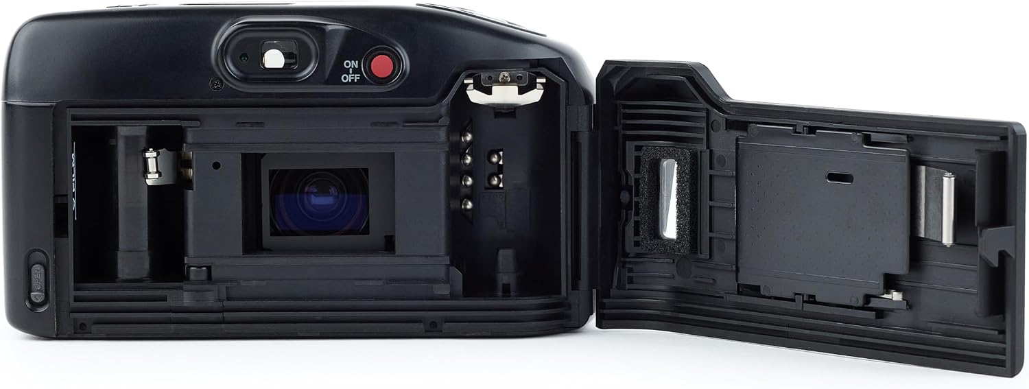 Canon Sure Shot Zoom-S 35mm Point and Shoot Film Camera SAF Canon with Zoom Lens 38-60mm. Built-in Flash and film rewinder as well as counter. (Renewed)