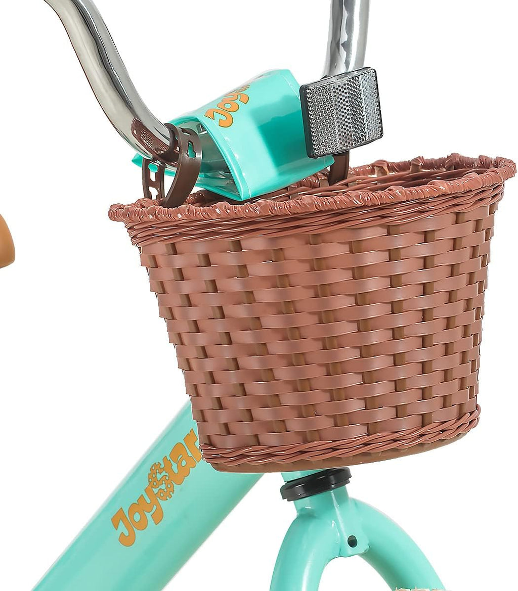 JOYSTAR Classic Style Kids Bike with Training Wheels & Basket, 12 14 16 Inch Girls Bike for 2-7 Years Old, Kids' Bicycles