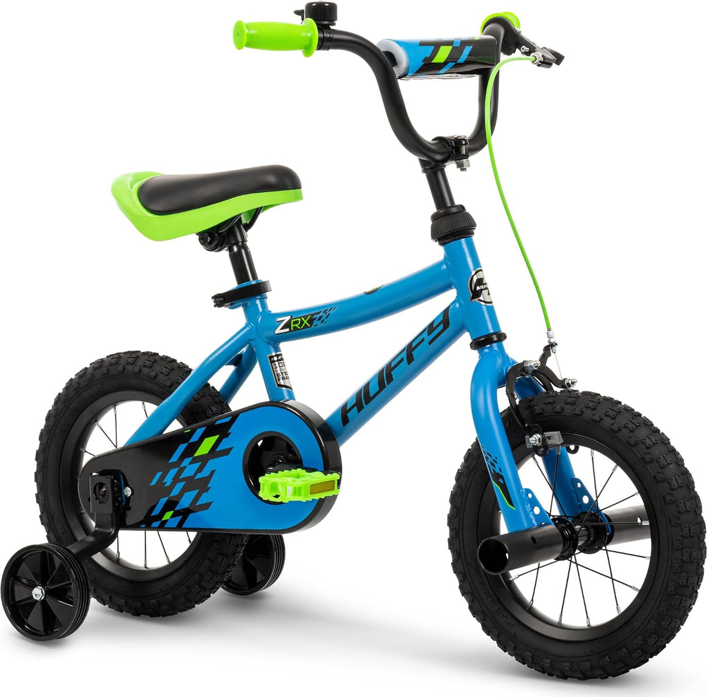 Huffy Kids 12/16 Inch Bikes, Multiple Color Options Available, Ideal for Ages 3+ Years Old, EZ Build Assembly, Removable Training Wheels, Chain Guard for Safety, Fun and Playful Designs