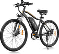Electric Bike for Adults 750W Peak Motor, 26 Inch Mountain E-Bike with 48V Removable Battery, 7-Speed, Front Fork Suspension, Commuter Electric Bicycle with 25MPH and 40-55Miles PAS Range