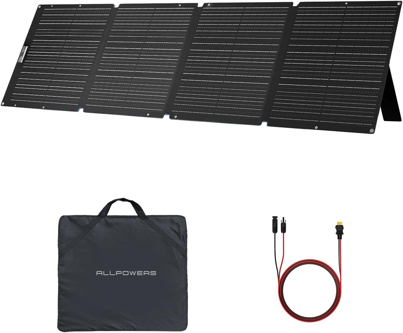 ALLPOWERS 200 Watt Portable Solar Panel SE200, 25% High Efficiency Foldable Solar Charger, IP68 Waterproof, for Solar Generators Camping RV Off Grid