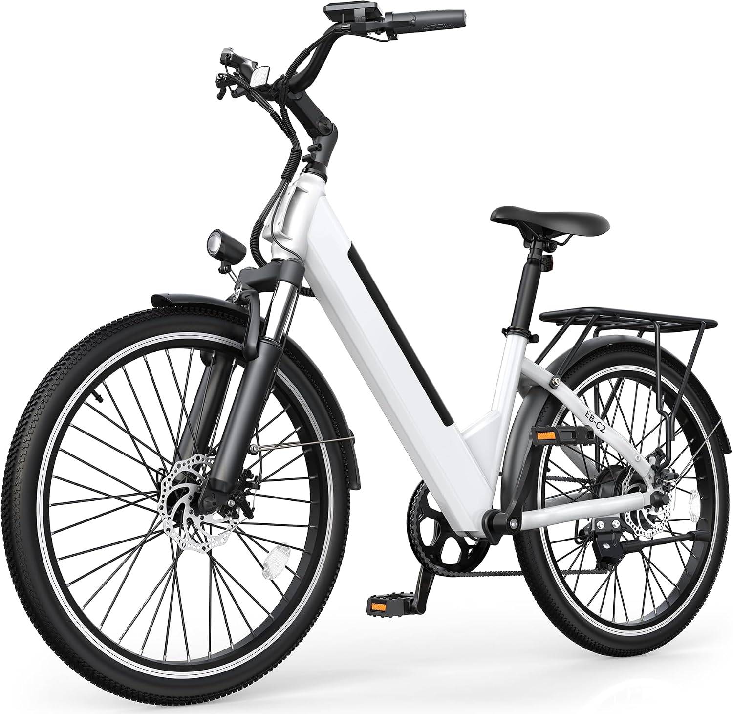 Electric Bike for Adults,26' Step-Thru EBike with 1000W Peak Motor,50 Miles 20MPH Adult Electric Bicycles with 48V Internal Removable Battery, Adjustable Stem,7 Speed,UL 2849 Certified