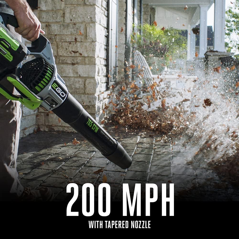EGO POWER+ Leaf Blower, Cordless Electric 765 CFM, Includes 56V 5.0Ah Battery and Charger - LB7654