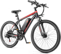 ANCHEER 26' Electric Bike for Adults, Peak 749W Ebike, 19.8MPH Electric Bicycle with 48V 374Wh / 48V 499Wh Battery(3H Fast Charge), LCD Display, Front Suspension, UL2849 Compliant