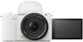 Sony Alpha ZVE10 II - APS-C Interchangeable Lens Mirrorless Content Creators' Camera - White - with Lens