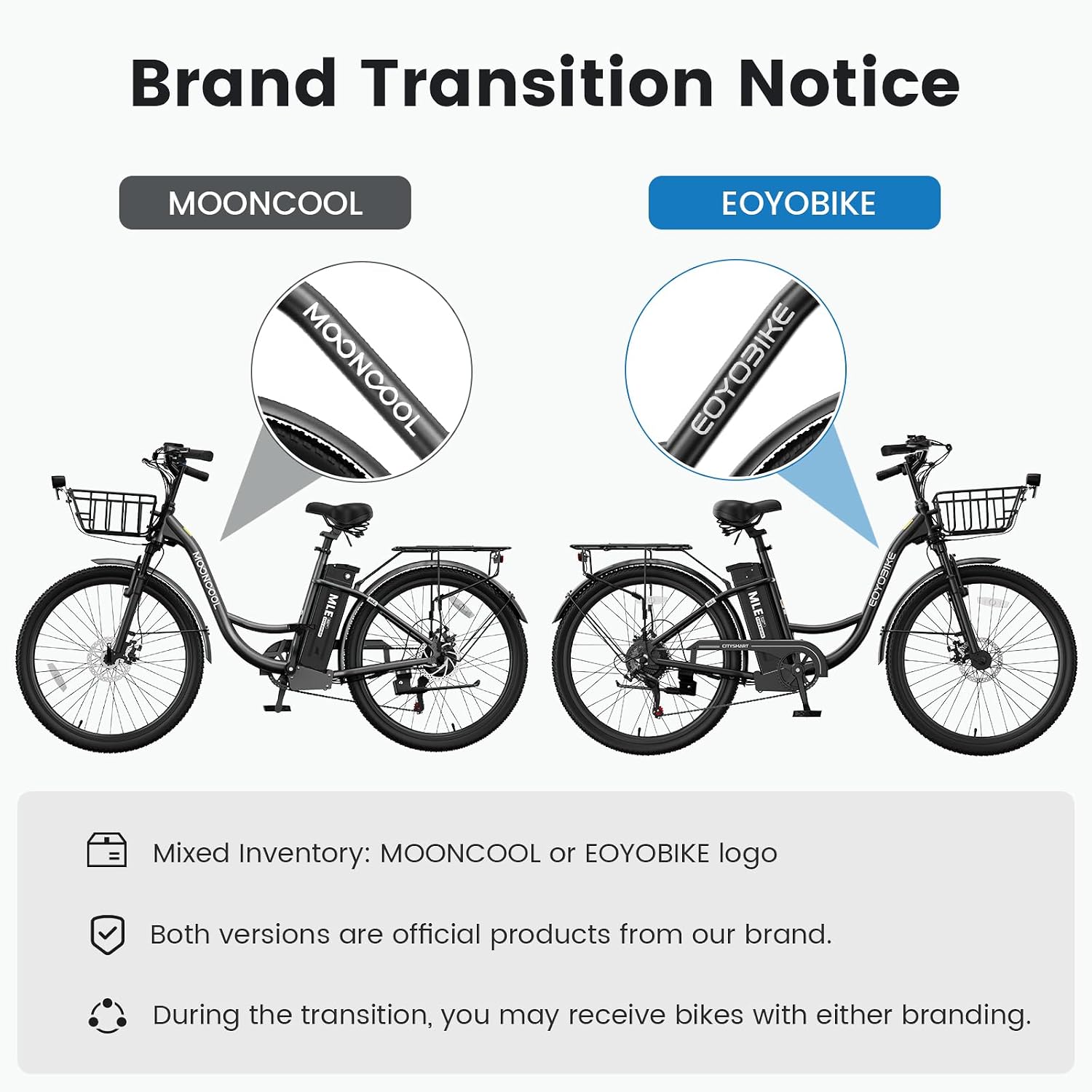 MOONCOOL Electric Bike for Adults, 700W Peak Power 7 Speed Step Through Electric Cruiser Bike, 40 Miles Electric Bicycle with 36V 10.4Ah Battery, Aluminum Frame City Commuter E Bikes for Women, Men