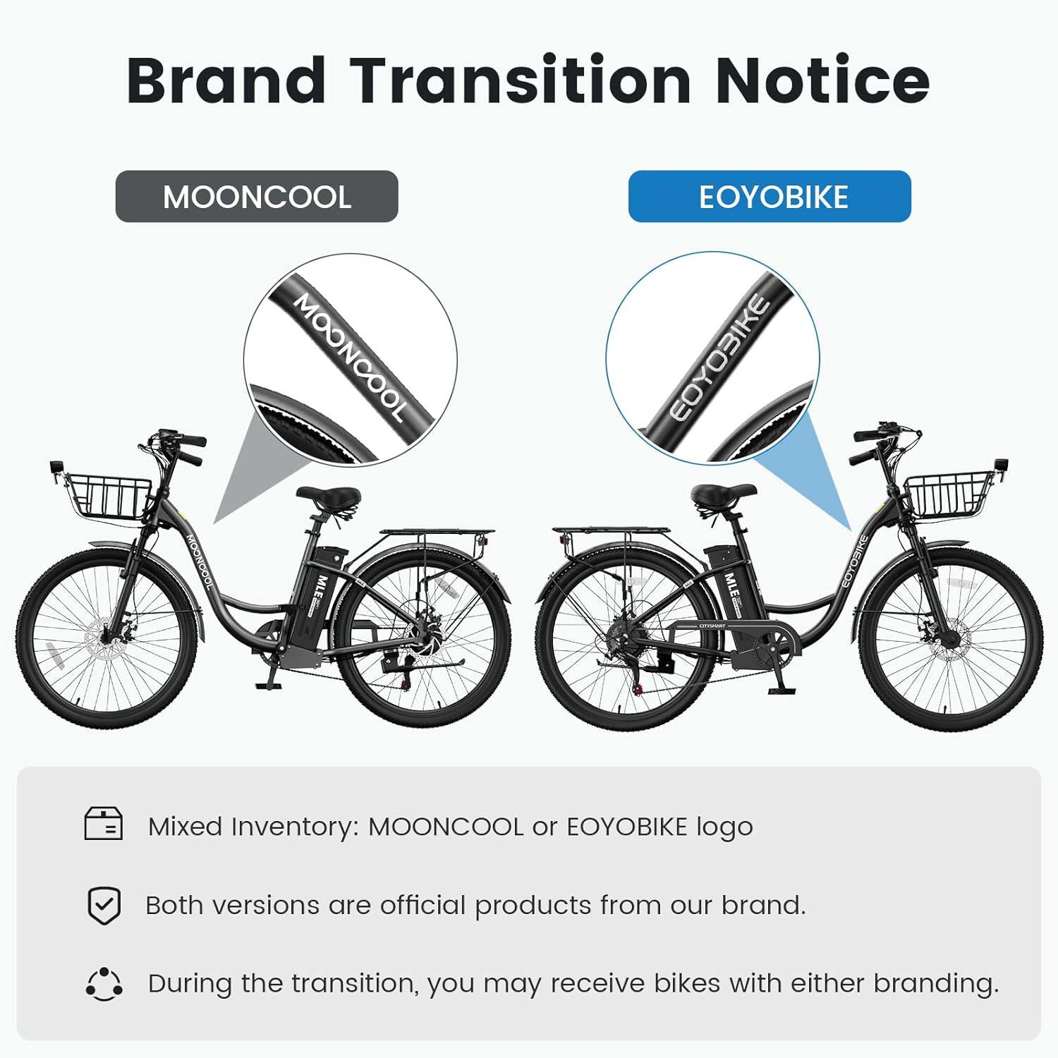 MOONCOOL Electric Bike for Adults, 700W Peak Power 7 Speed Step Through Electric Cruiser Bike, 40 Miles Electric Bicycle with 36V 10.4Ah Battery, Aluminum Frame City Commuter E Bikes for Women, Men