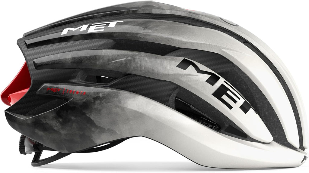 MET Trenta 3K Carbon MIPS Road Bike Helmet | Aerodynamic Racing Helmet for Adults, Carbon Fiber Construction, MIPS AIR Tech, Sunglasses Port