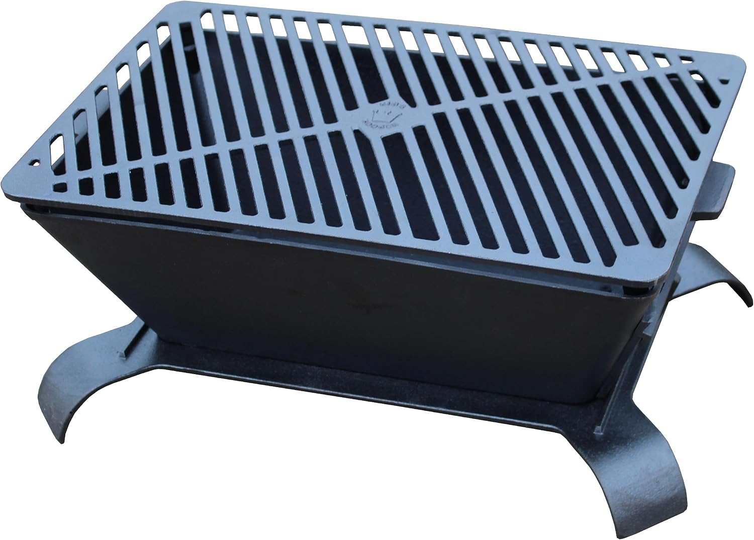 King Kooker Cast Iron Charcoal Grill 18' x 12' Cooking Area, 8.5' Grill Height