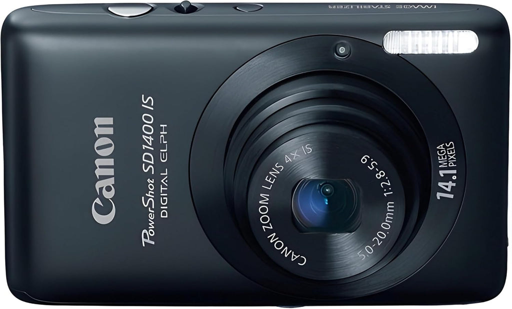 Canon PowerShot SD1400 IS 14.1 MP Digital Camera with 4x Wide Angle Optical Image Stabilized Zoom and 2.7-Inch LCD (Black)
