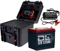 Dakota Lithium - Power Box with 12V 135Ah LiFePO4 Battery Included - 11 Year USA Warranty 2000+ Deep Cycle Box with DC Inverter and USB Ports, Fishing, Marine - 1 Battery, Case, and Charger
