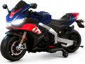 HEIMILI 24V Kids Motorcycle, Aprilia RSV4 Licensed Electric Ride on for 3-6 Years, 51' Large Motorbike with Training Wheels, Bluetooth, Speed 5mph (Blue, 24V(51 * 31 * 22))