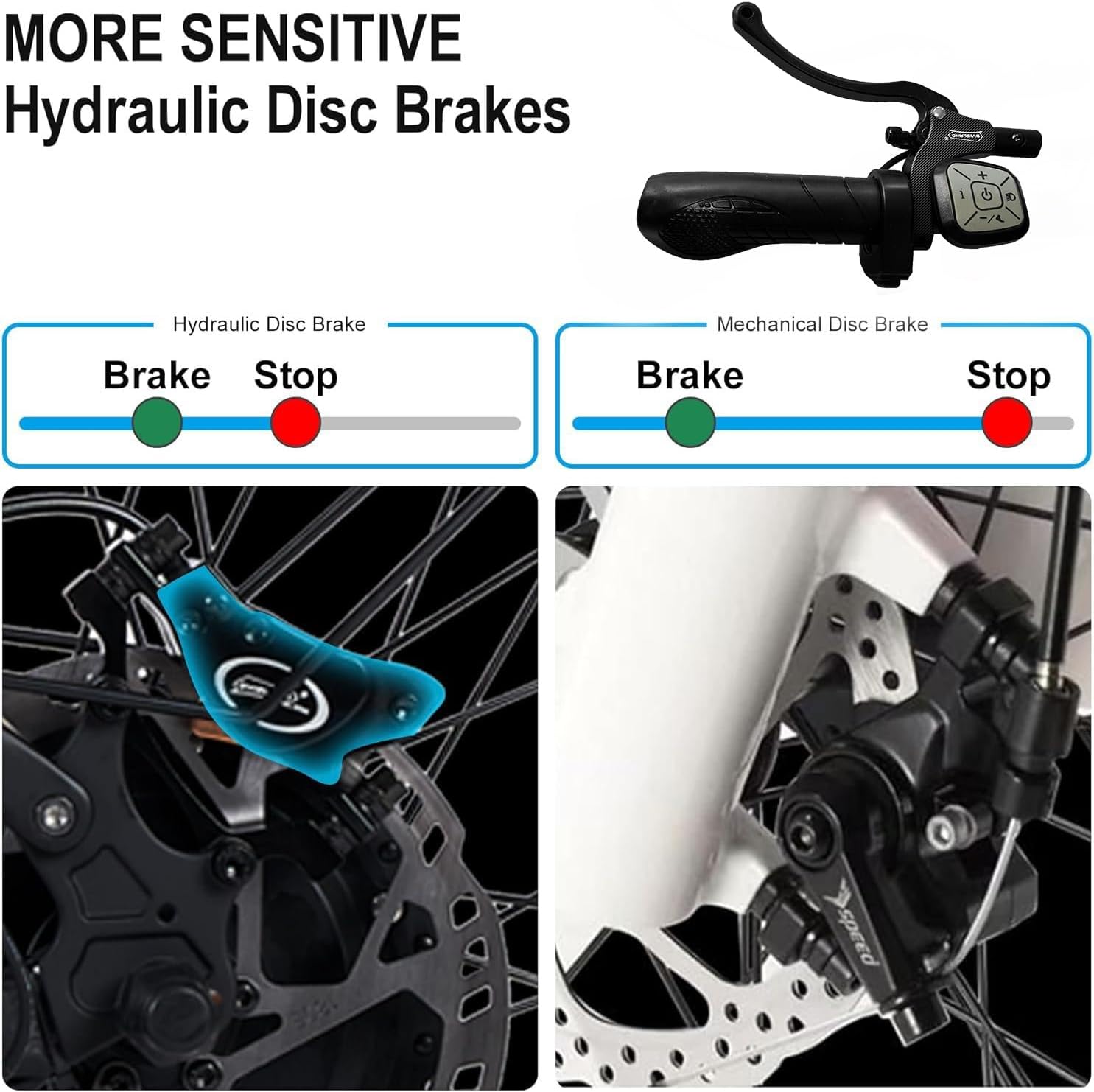 TUTTIO Adria26 5000W/6000W Dual Motor Ebike, 40-46MPH Electric Bike for Adults, 26' x 4' Fat Tire Electric Mountain Bike, 52V 25AH E-Bike Full Suspension Electric Dirt Bike for Off-Road Hunting