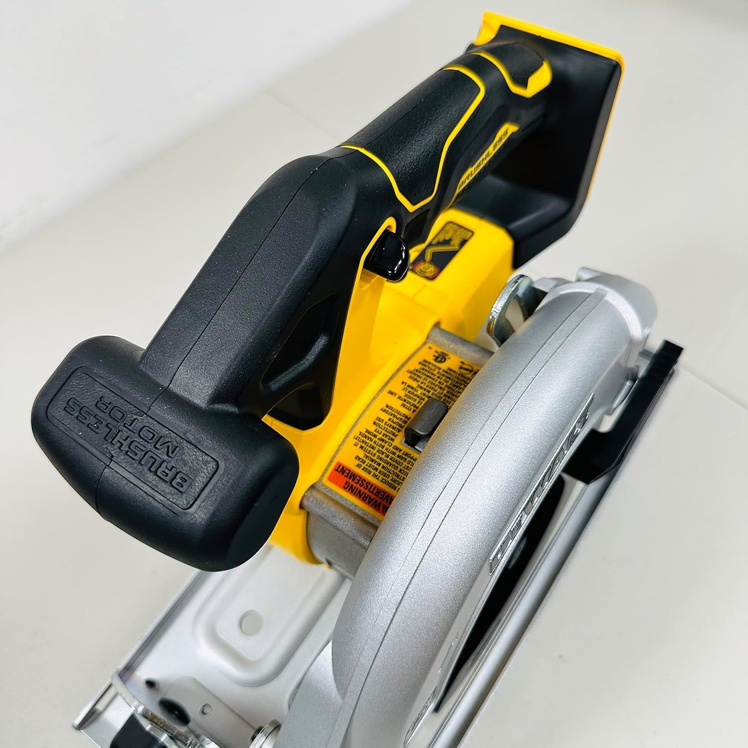 DEWALT DCS566 20V Circular Saw, 20V Cordless Brushless 6.5'' Circular Saw (Bare Tool Only, Bulk Packed), Yellow