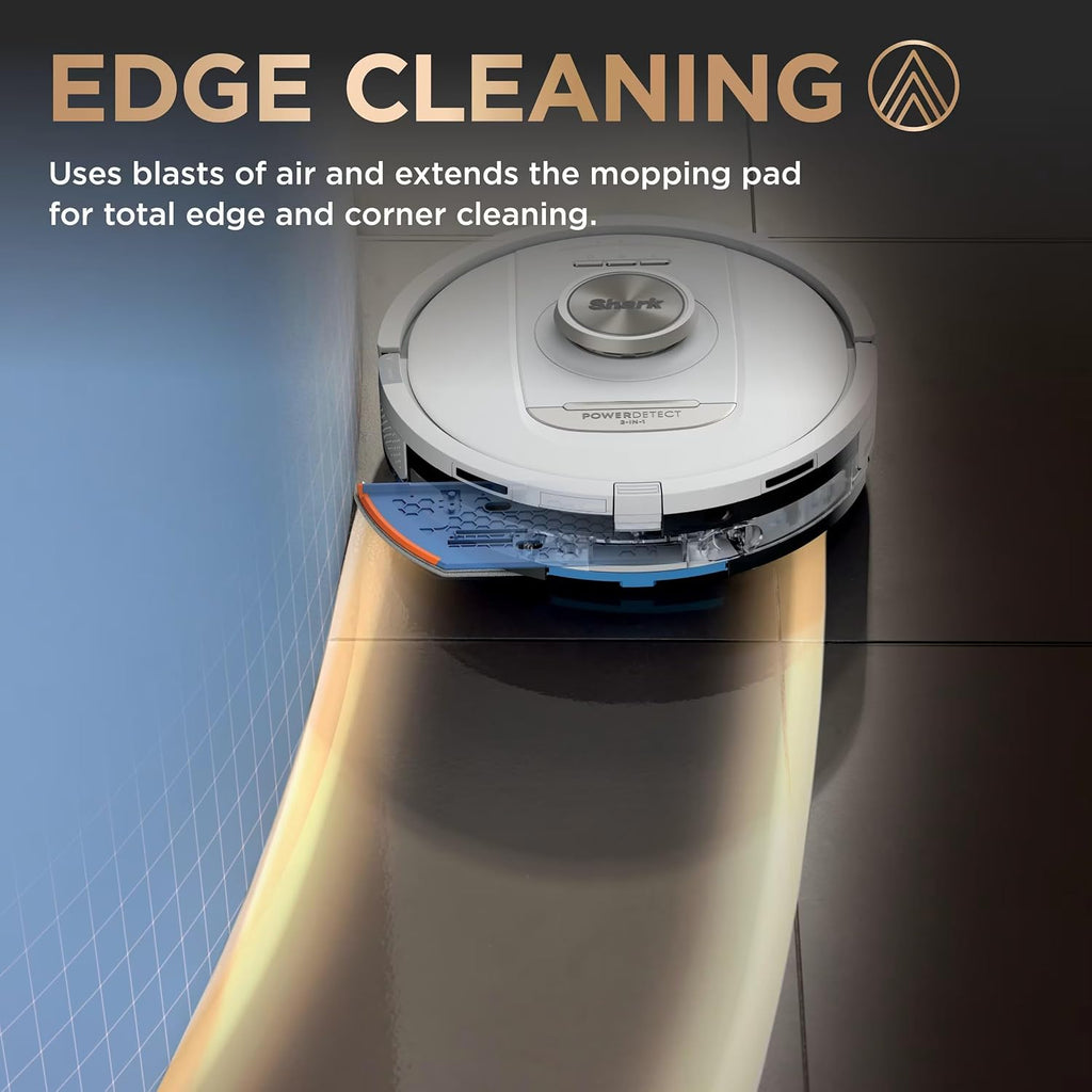 Shark Robot Vacuum & Mop, PowerDetect NeverTouch Pro, Self-Empty, Self-Refill with Self-Clean Pad Wash & Dry, 60-Day Debris Capacity, 30-Day Refill Tank, 5 PowerDetect Technologies, AV2800ZE (Renewed)