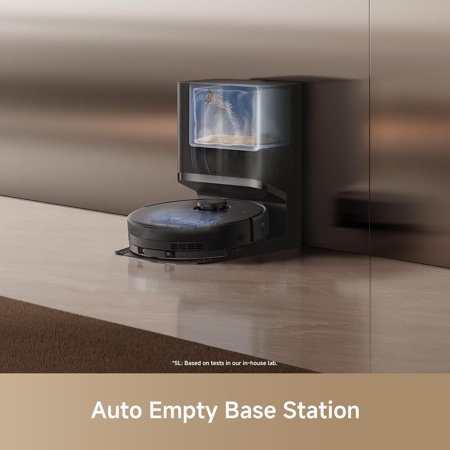 Mova E30 Pro Plus Robot Vacuum, 19000Pa Suction, DuoRoller Brush Anti-Tangle, Self-Emptying 90-Day Hands-Free, Extendable Side Brush for Edge Cleaning, App & Voice Control