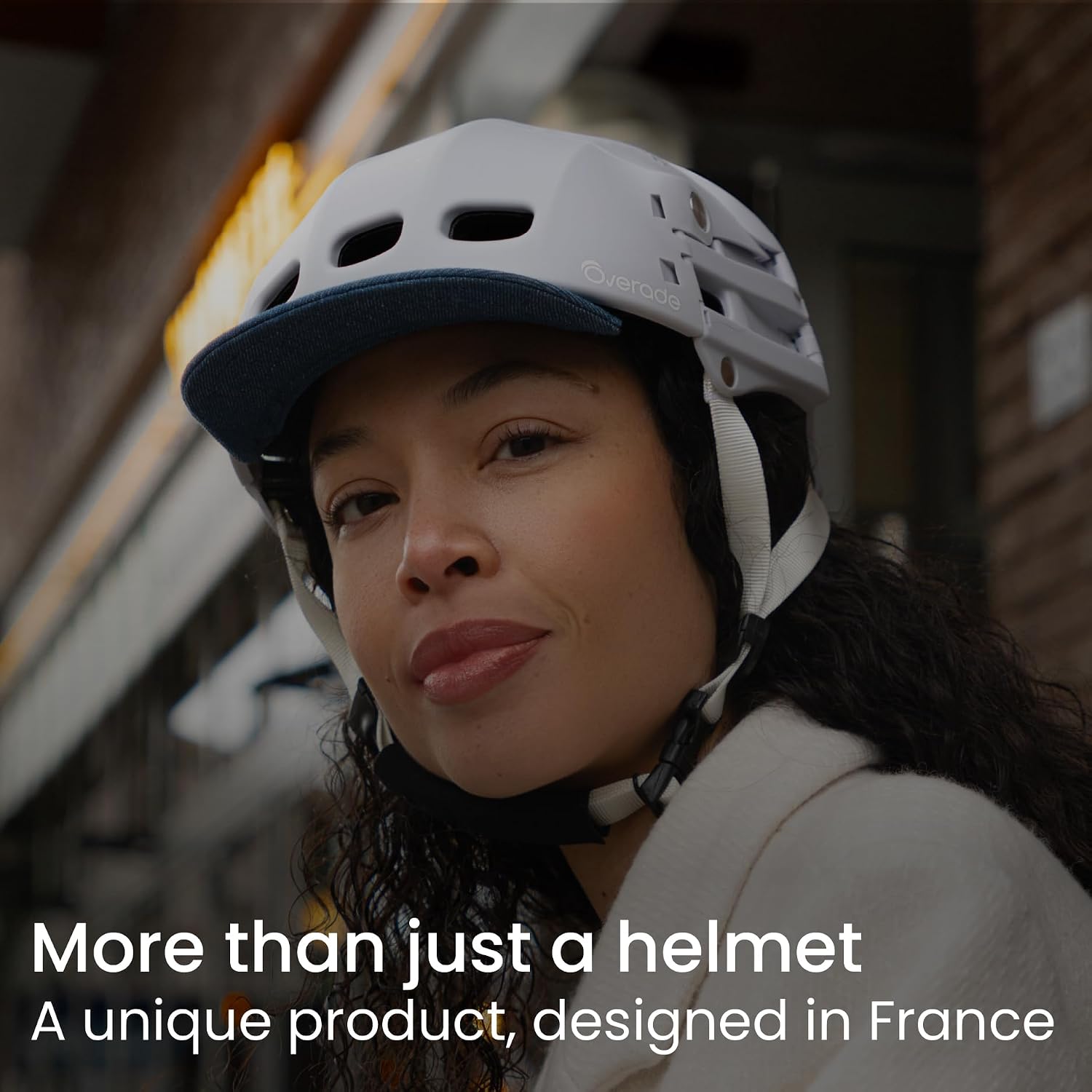 Overade Plixi Foldable Helmet - for Bike, Kick Scooter, e-Bike - Volume Divided by 3 when Folded- Same Protection as Classic Helmet