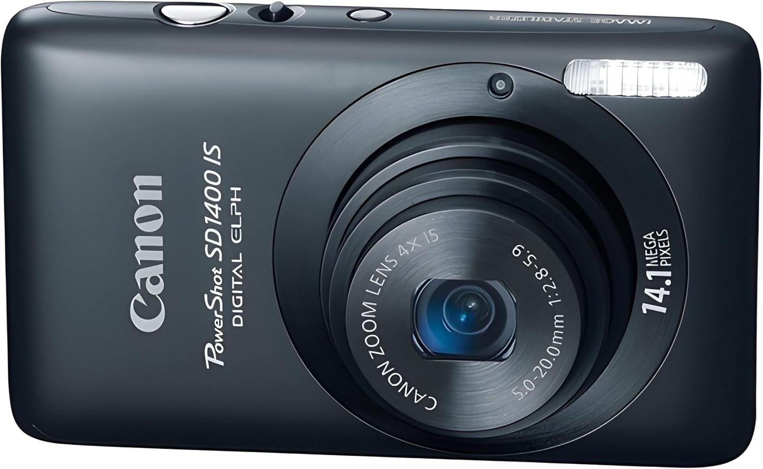 Canon PowerShot SD1400 IS 14.1 MP Digital Camera with 4x Wide Angle Optical Image Stabilized Zoom and 2.7-Inch LCD (Black)