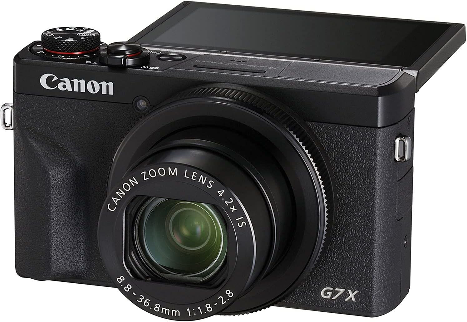 Canon PowerShot G7 X Mark III Digital Camera (Black) with Accessory Bundle - Includes: SanDisk Ultra 64GB SDXC Memory Card, Replacement Battery, Full Size Tripod, Carrying Case & More (Renewed)