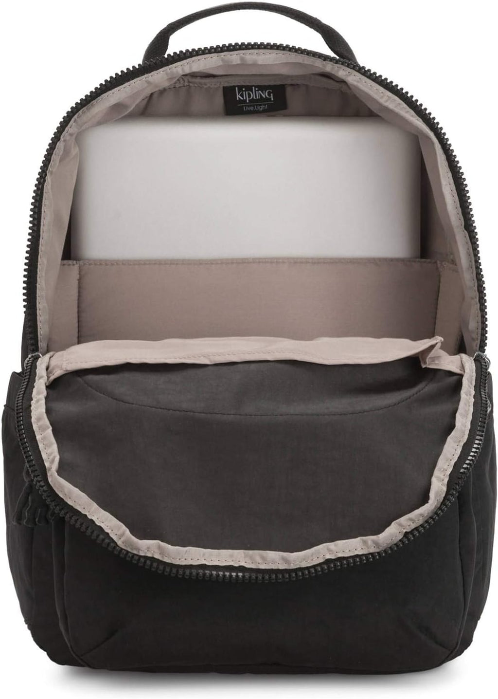 Kipling Women's Seoul 15' Laptop Backpack, Durable, Roomy with Padded Shoulder Straps, Built-In Protective Sleeve