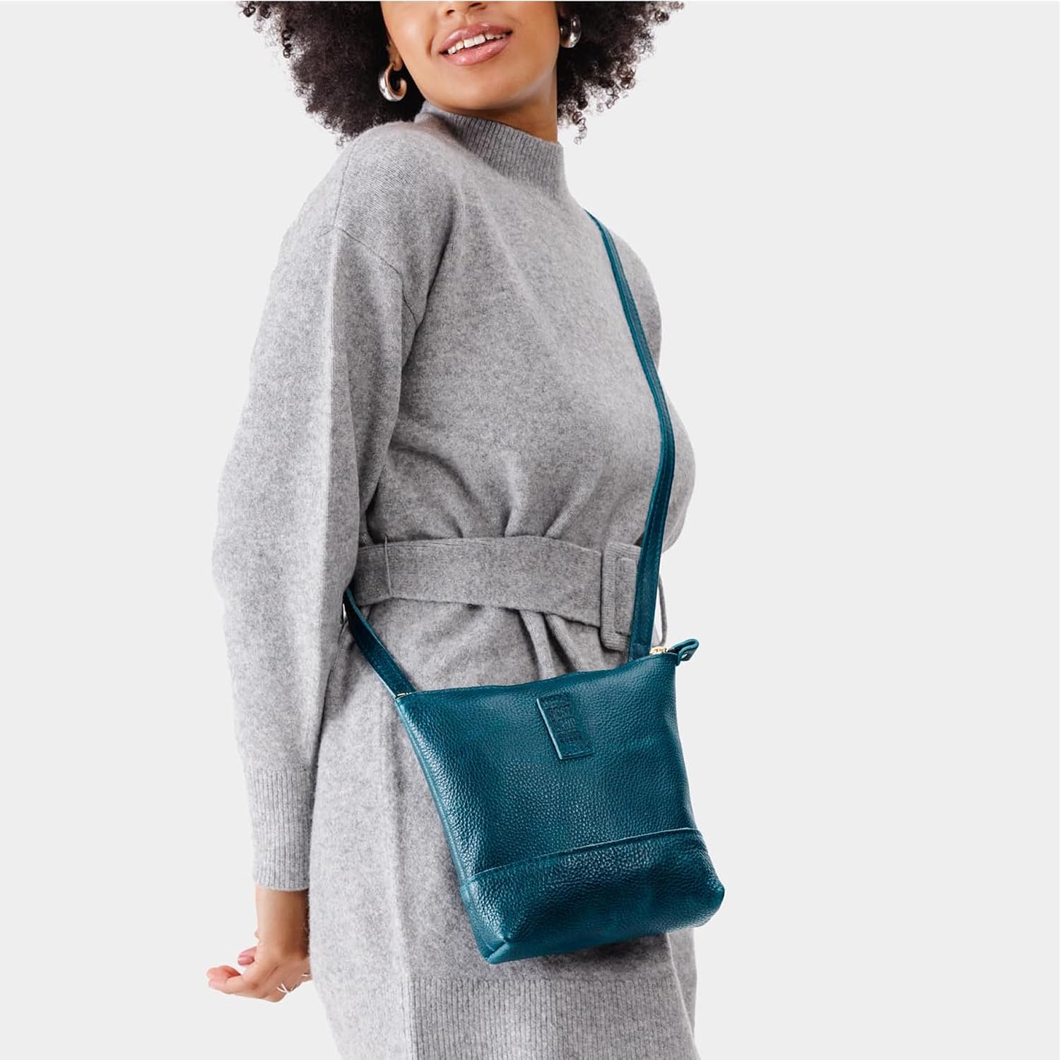 Portland Leather Goods Festival Bag – Lightweight Leather Crossbody Purse – Handmade from the Finest Full-Grain Hides