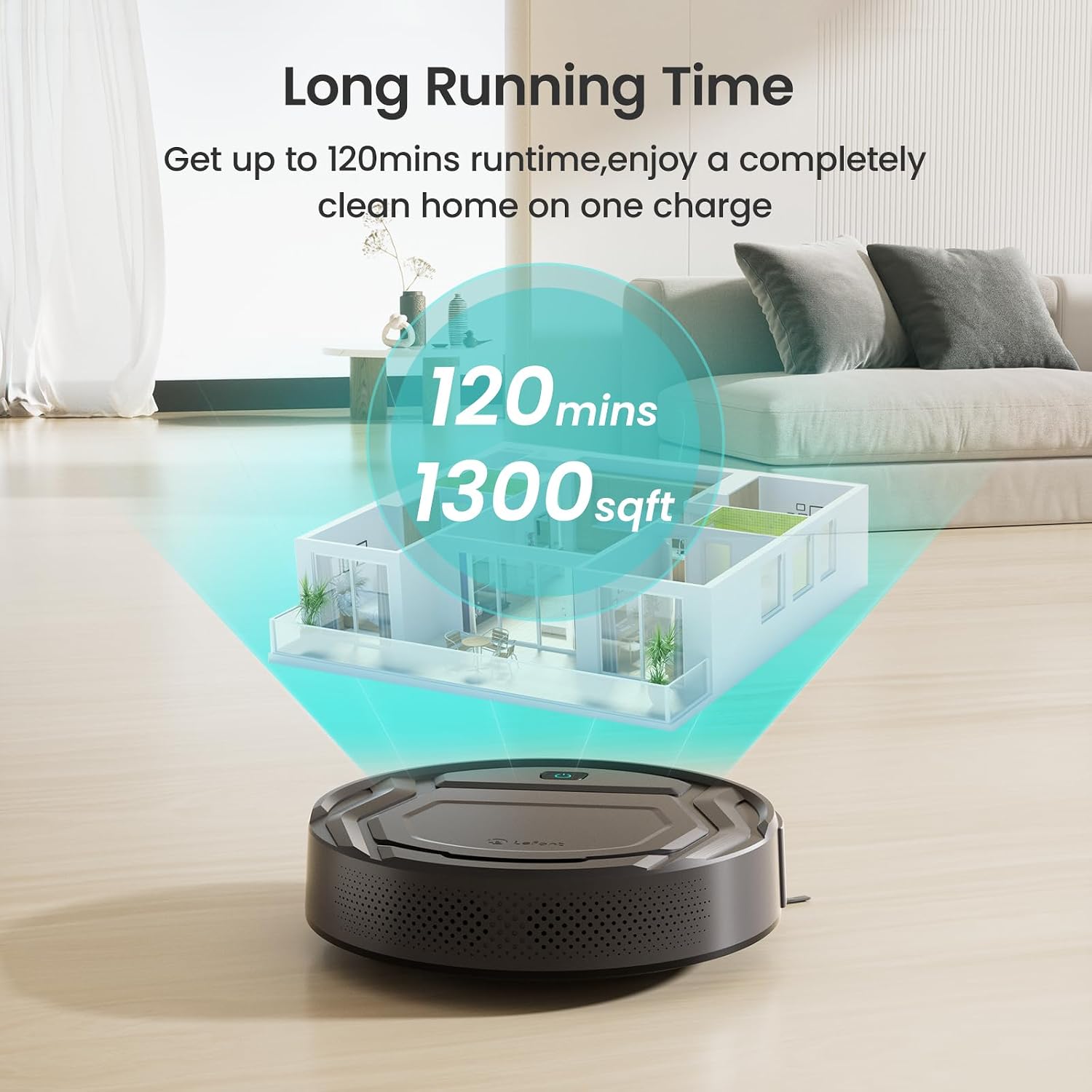 Lefant M210 Pro Robot Vacuum Cleaner and Remote