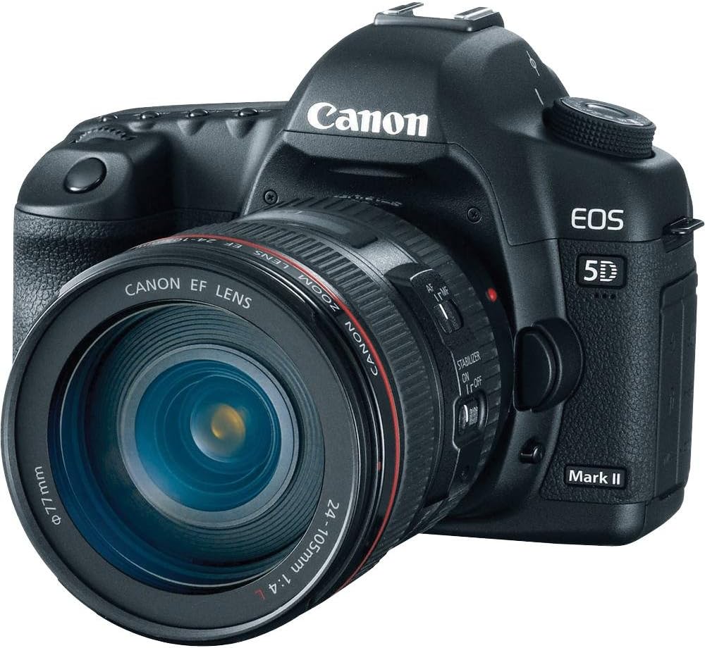 Canon EOS 5D Mark II 21.1MP Full Frame CMOS Digital SLR Camera with EF 24-105mm f/4 L IS USM Lens (OLD MODEL)